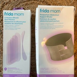 Frida Mom Postpartum Abdominal Support Binder - Gray